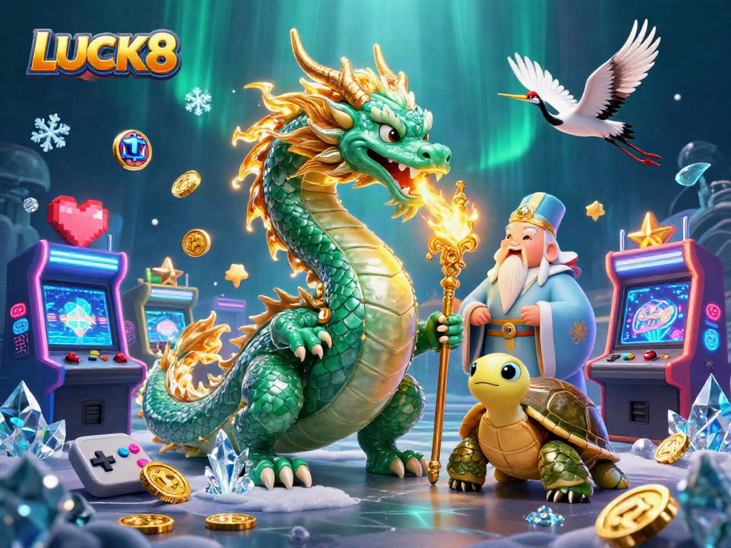 LUCK8 giúp người chơi trải nghiệm hơi thở của rồng ngọc với sức mạnh vàng trong một casino sôi động.