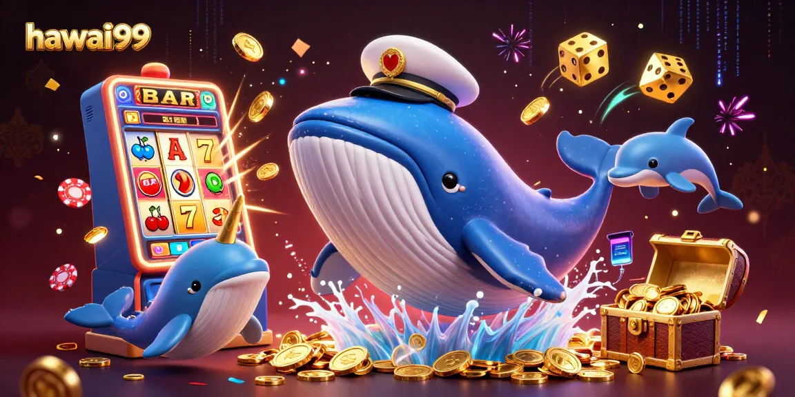 Experience the thrilling world of hawaii99 with vibrant casino elements and dynamic characters.