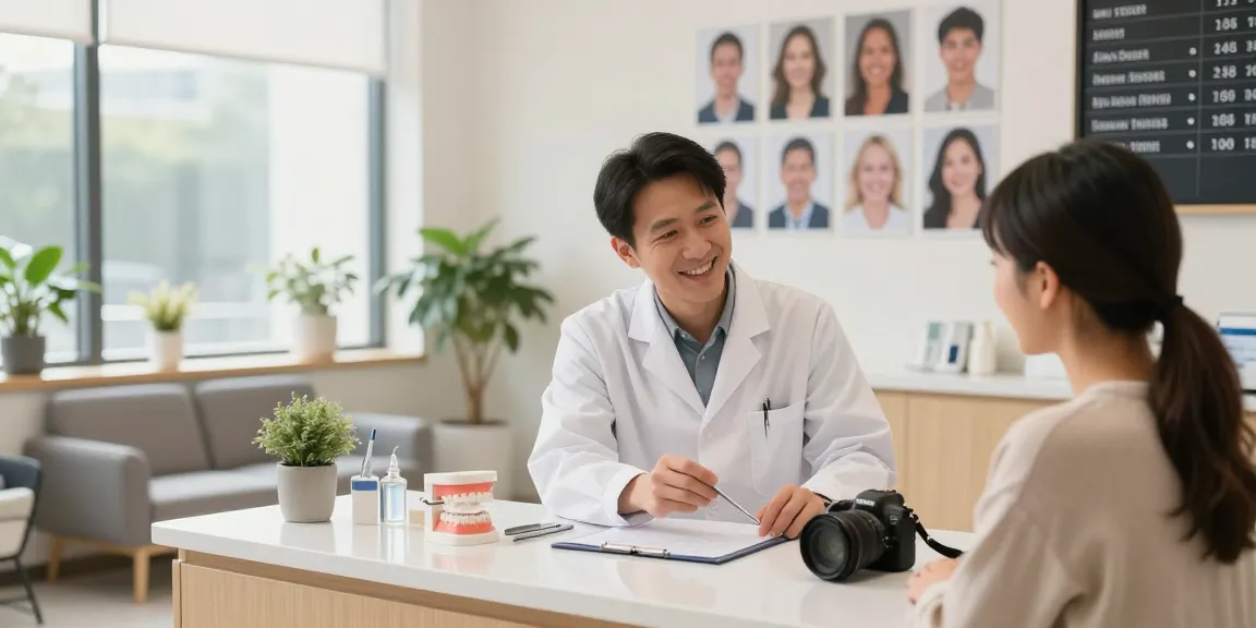 Visit your dentist for a healthy smile consultation in a warm and inviting clinic.