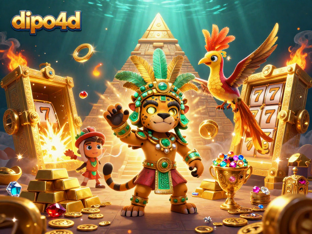 Experience dipo4d's thrilling jackpot scene with golden treasures and stunning visuals.