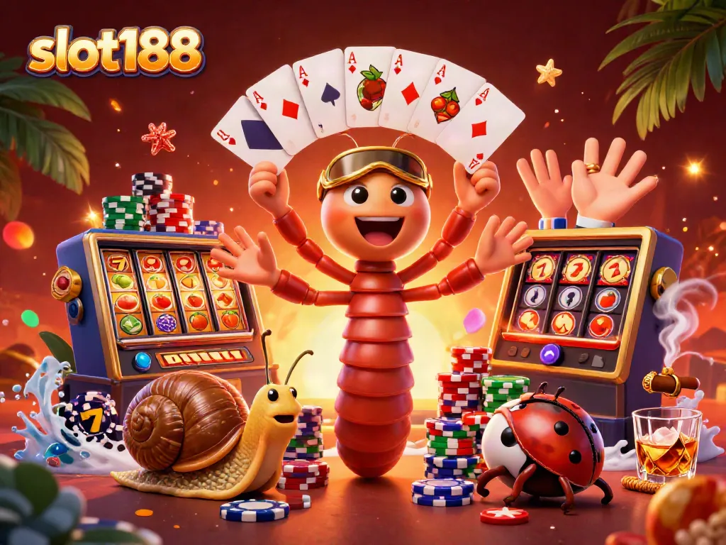 Slot188 menawarkan permainan slot yang seru dengan dealer dan chip menarik.