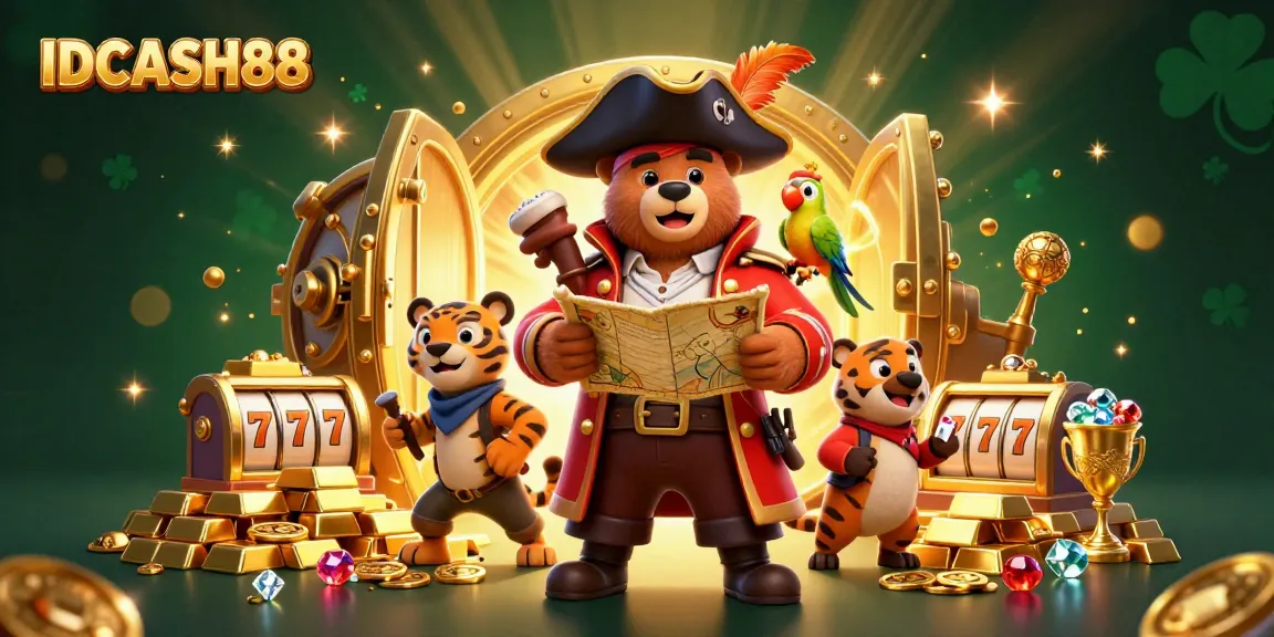 Engage with IDCASH88's thrilling gaming experience featuring enchanting characters and immersive casino elements.