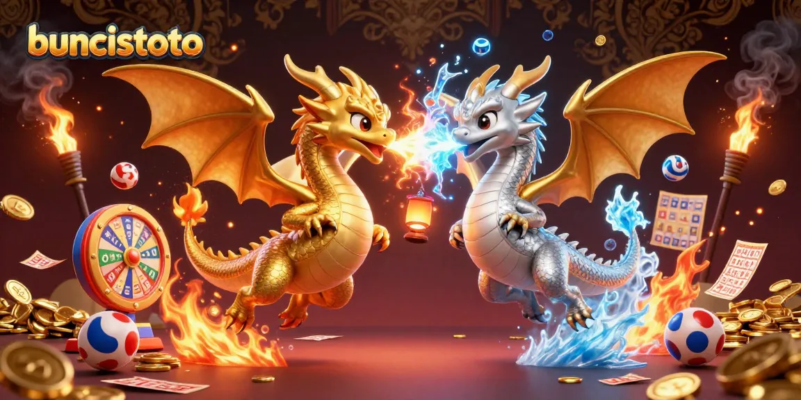 Buncistoto membawa suasana lotere yang meriah dengan naga 3D berlapis emas dan perak