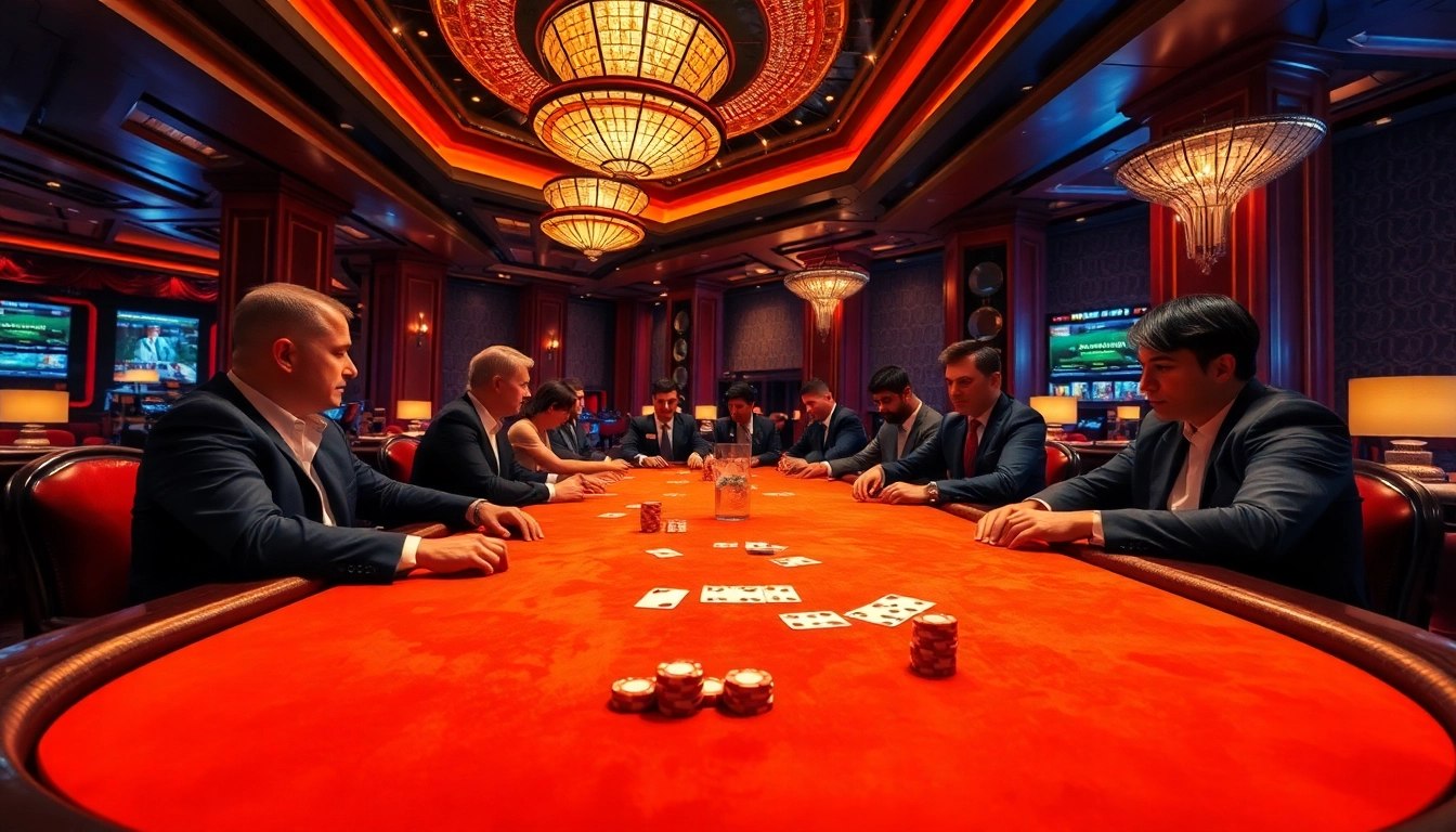 tkp188 menampilkan permainan poker yang mendebarkan di kasino mewah.