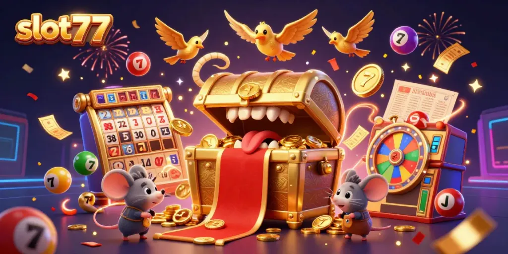 Permainan menarik slot77 menawarkan banyak kesempatan menang dengan jackpot terbesar.