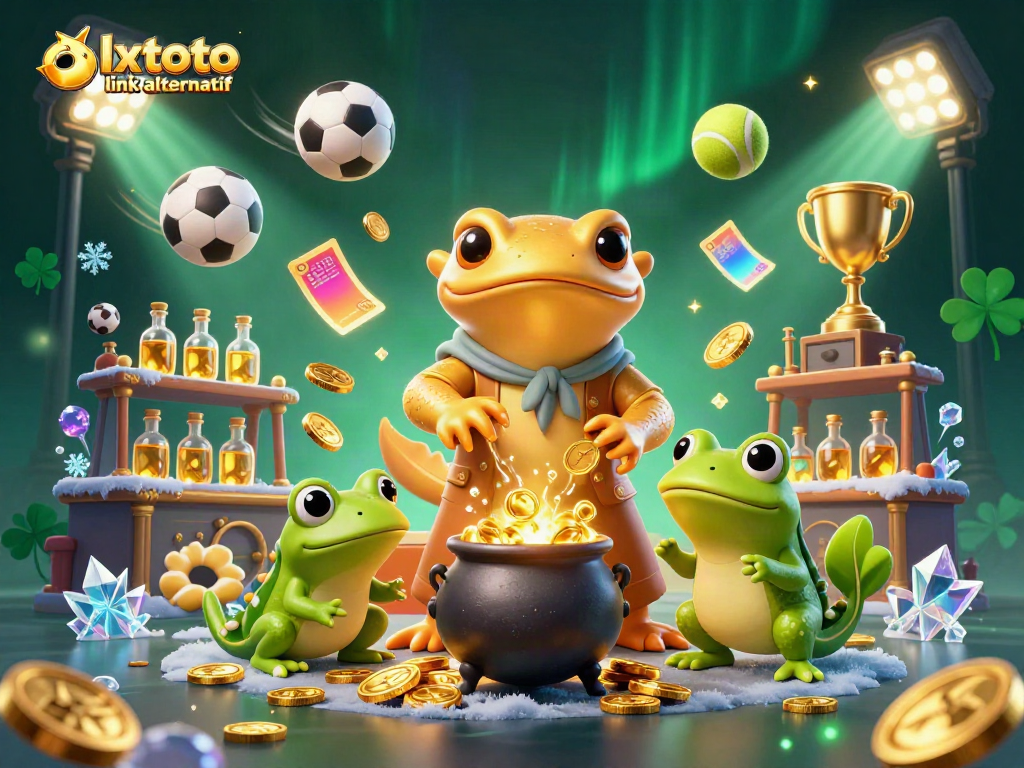 Experience the excitement of olxtoto link alternatif with dynamic sports elements and mystical alchemist characters.