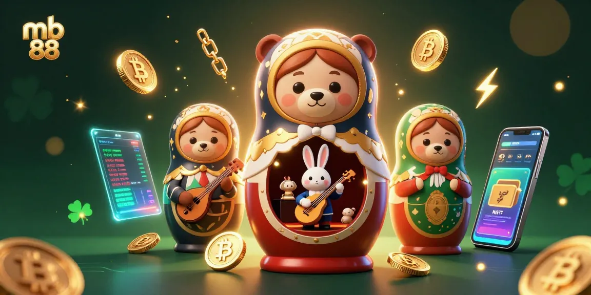 Khám phá mb 88 với hoạt hình gấu Matryoshka và các dealer casino đầy màu sắc.