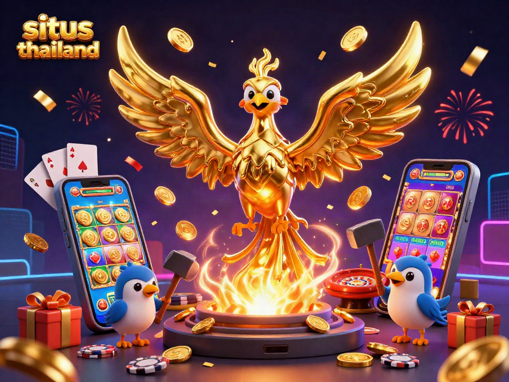 Win big at situs thailand with a golden phoenix and slot games bursting with coins and excitement.