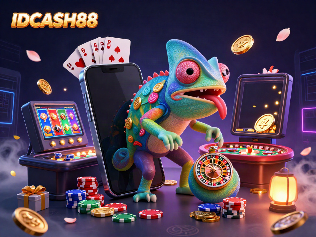 Engage with IDCASH88, the ultimate place for thrilling casino experiences with golden coins, vibrant slot games, and more.
