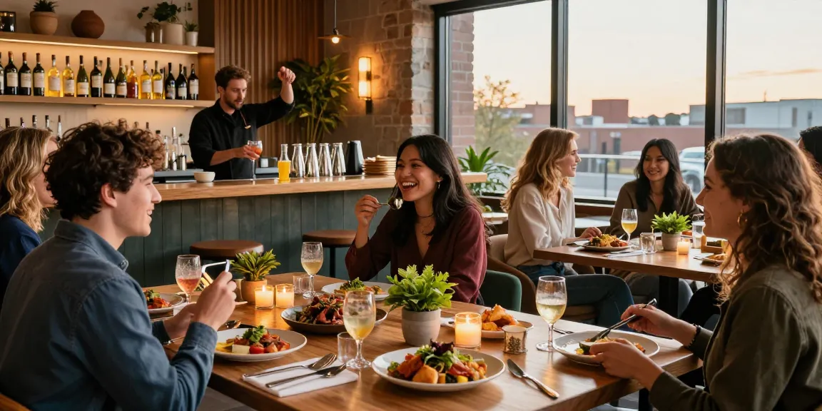 Enjoying modern culinary delights at Sydney303 Slot's TrestleOnTenth dining experience.