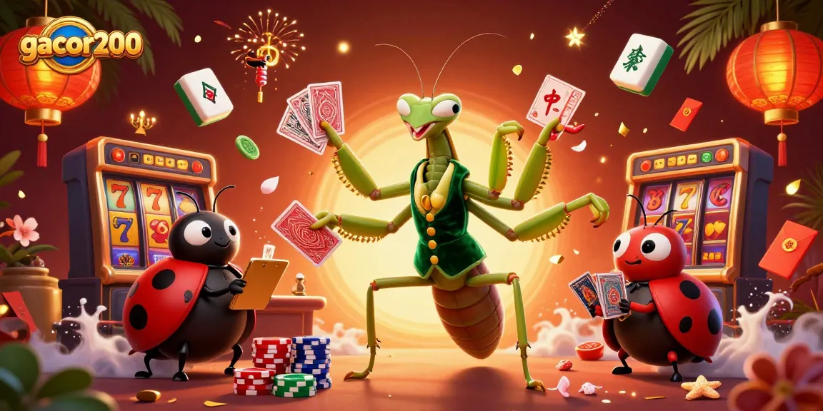 Menangkan jackpot dengan gacor200 melalui ilustrasi kasino bersama karakter unik.