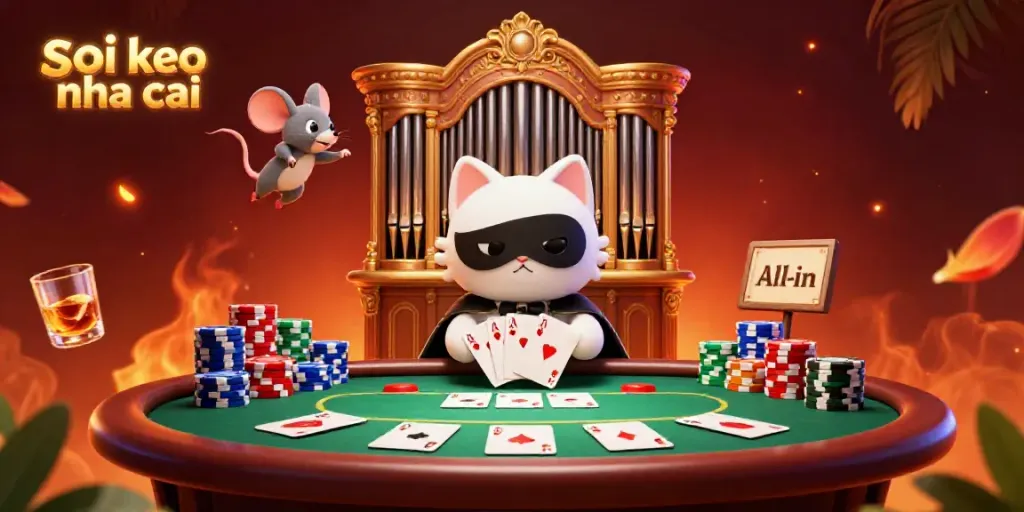 Betting strategies enlivened by "soi keo nha cai" concept illustrated with 3D cartoon characters and casino elements.