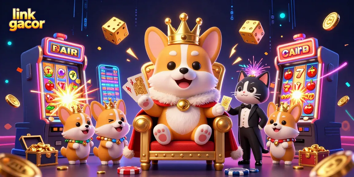 Experience the thrill of winning with link gacor at our vibrant online casino featuring 3D characters and exciting game elements.