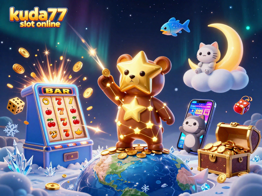 Nikmati keseruan kuda77 slot online dengan jackpot koin berkilau dan simbol keberuntungan.