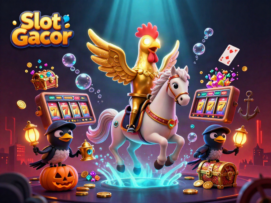 Mainkan Slot Gacor dengan menggairahkan di kasino malam yang magis.