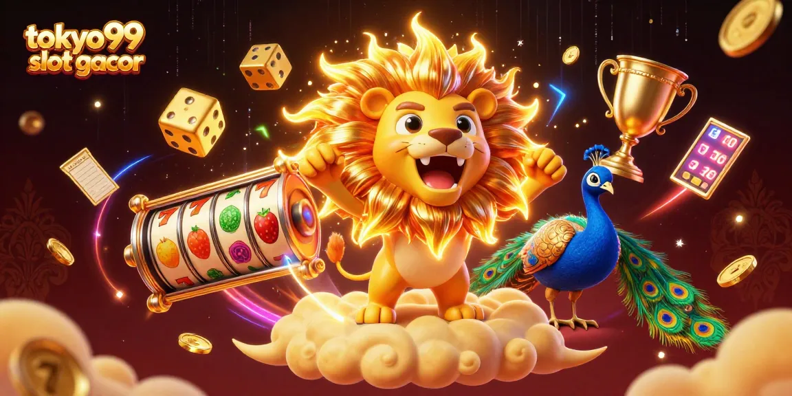Menangkan jackpot dengan tokyo99 slot gacor dan lihat slot berkilauan melawan latar belakang yang megah.