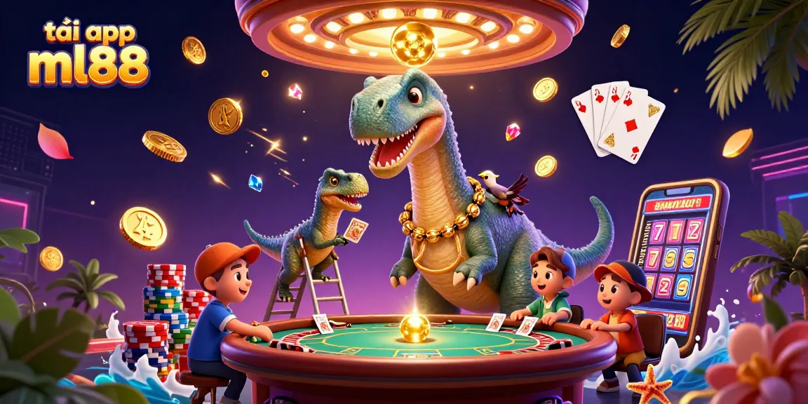 Engage with the exciting download experience of tải app ml88 featuring unique casino visuals and vibrant elements.