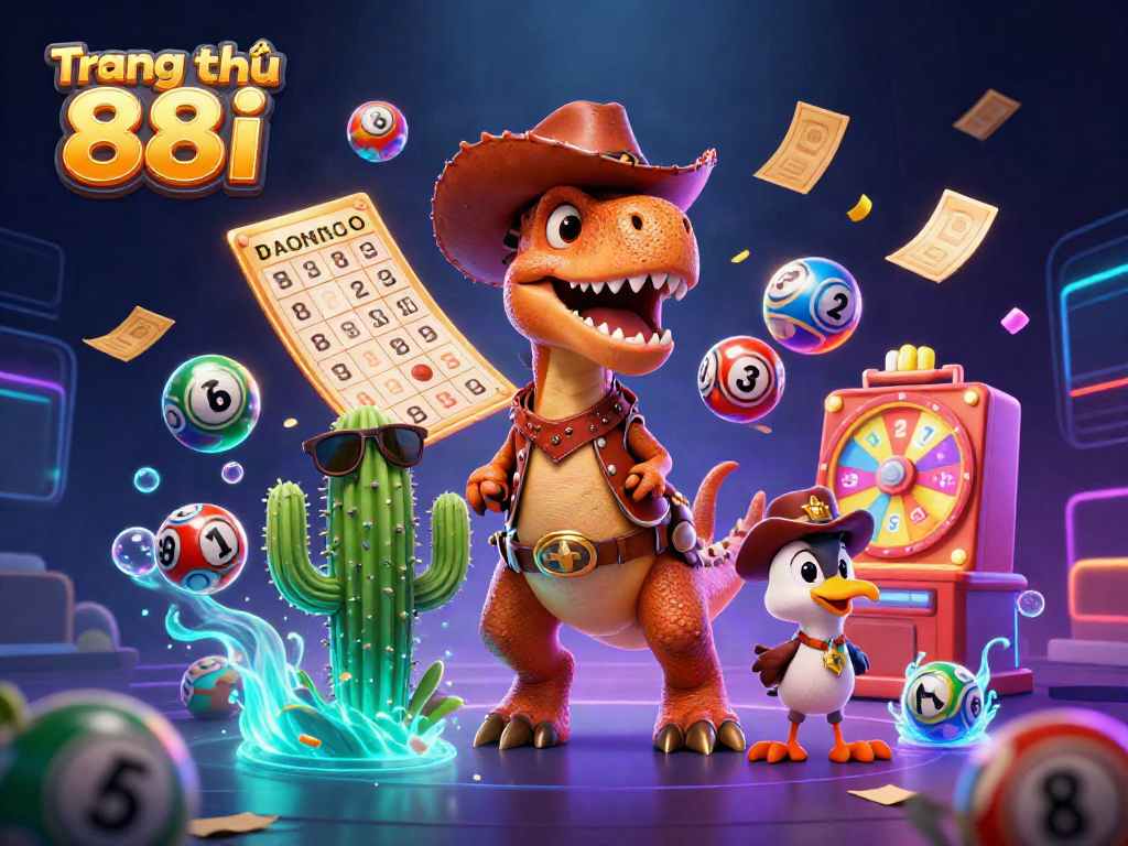 Join the action at Trang chủ 88i with a vibrant 3D party scene filling the frame.
