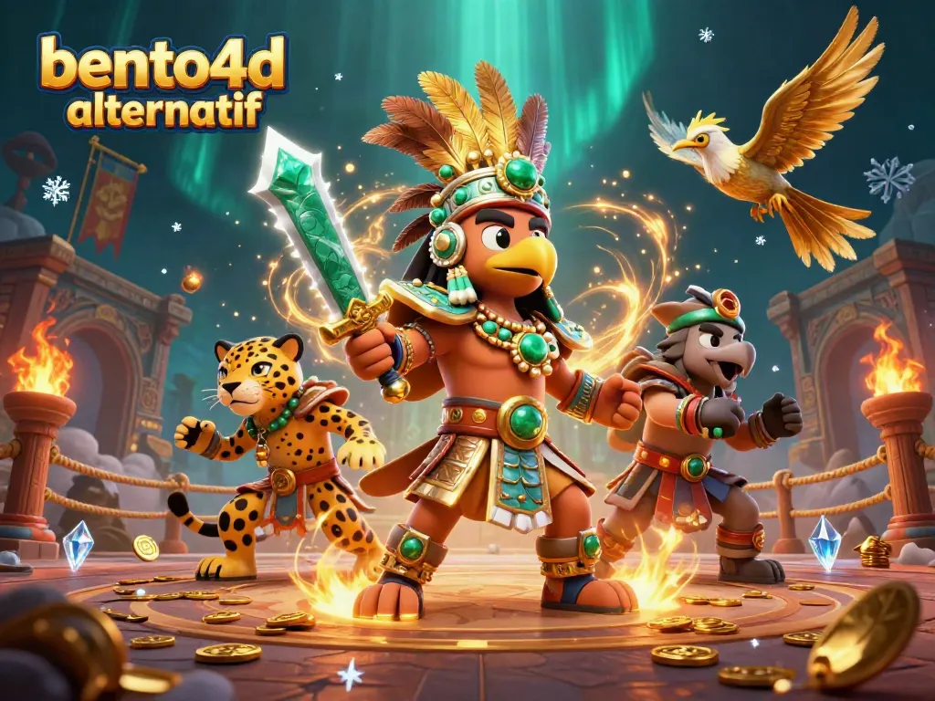 Engage with bento4d alternatif through vibrant, thrilling casino gameplay illustrated in a dynamic scene.