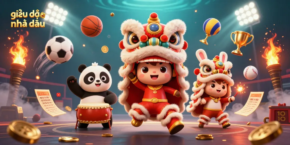 Experience thrilling play with giải mã nhà cái illustrated through dynamic characters and casino elements.