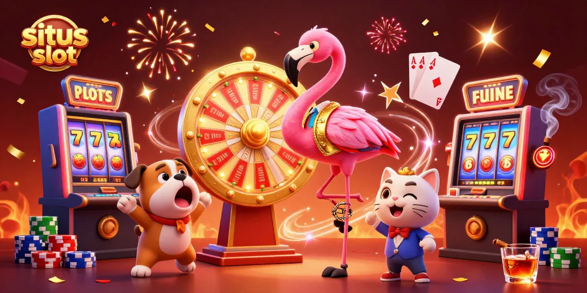 Experience exciting wins at situs slot with vibrant characters and dynamic casino elements.