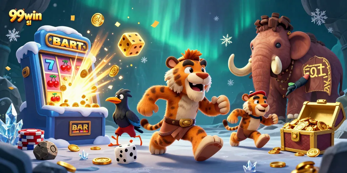 Experience the thrill of 99win si's prehistoric casino with vibrant characters and dazzling jackpots.