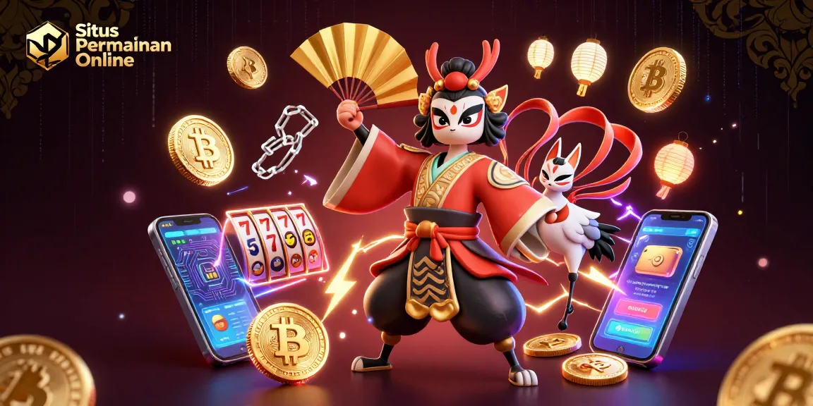 Situs Permainan Online showcases thrilling slot games with vibrant 3D elements and engaged characters.