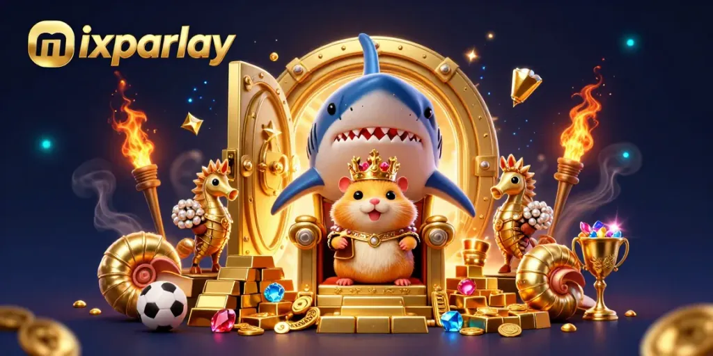 Menangkan taruhan mixparlay dengan raja hamster emas dan harta karun yang megah.