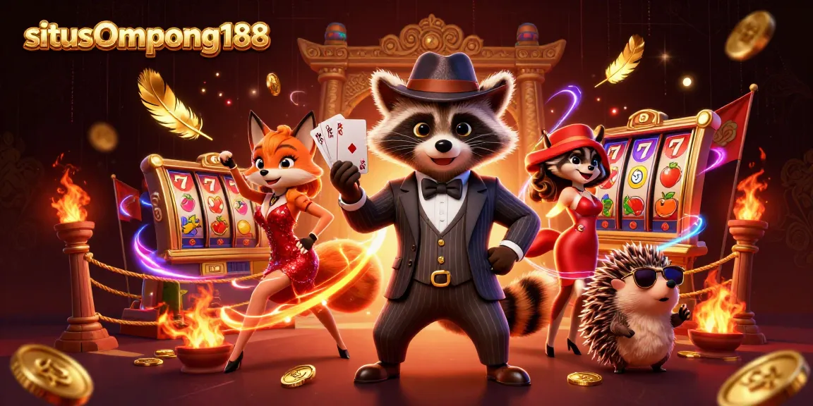 Menggali pengalaman menyenangkan di situs Ompong188 dengan suasana kasino yang meriah dan karakter yang menawan.