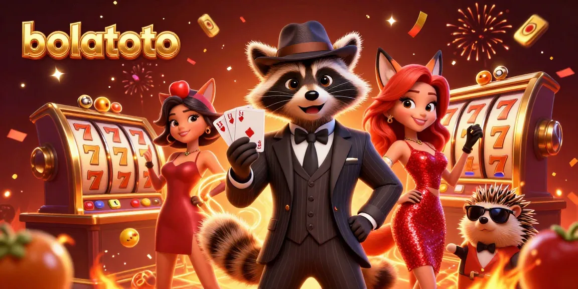 Experience thrilling slot action at bolatoto featuring stylish characters and jackpot symbols.