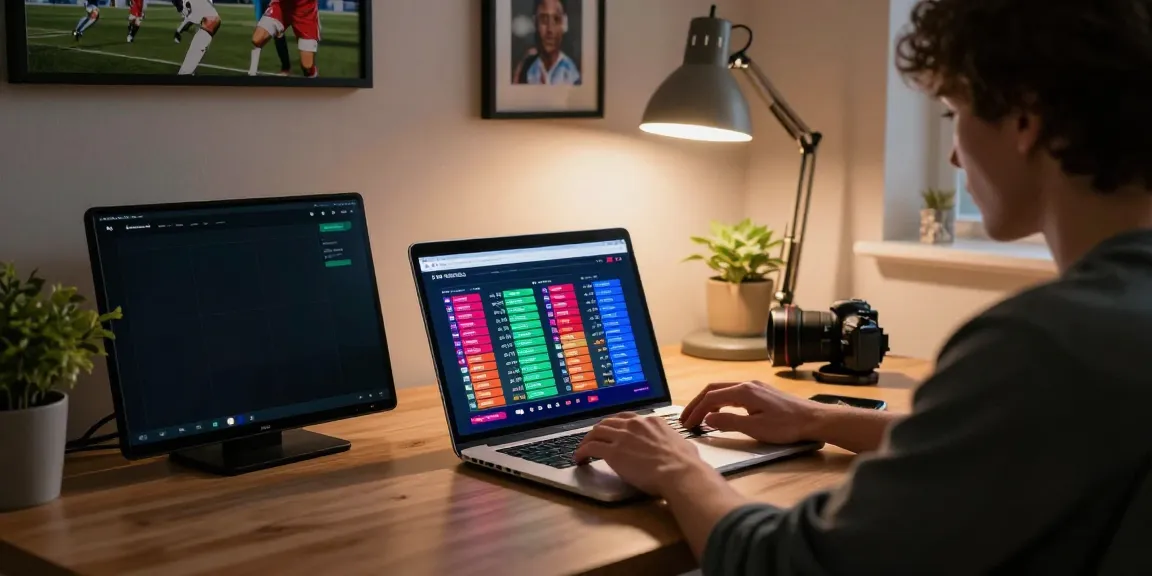 KANTORBOLA online betting scene with colorful website odds and live game scores.