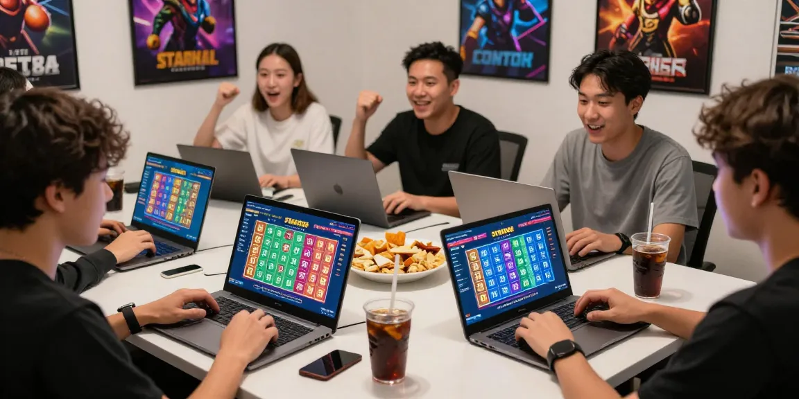 Permainan togel online STARXO88 dengan suasana meriah dan interaksi pemain yang antusias.