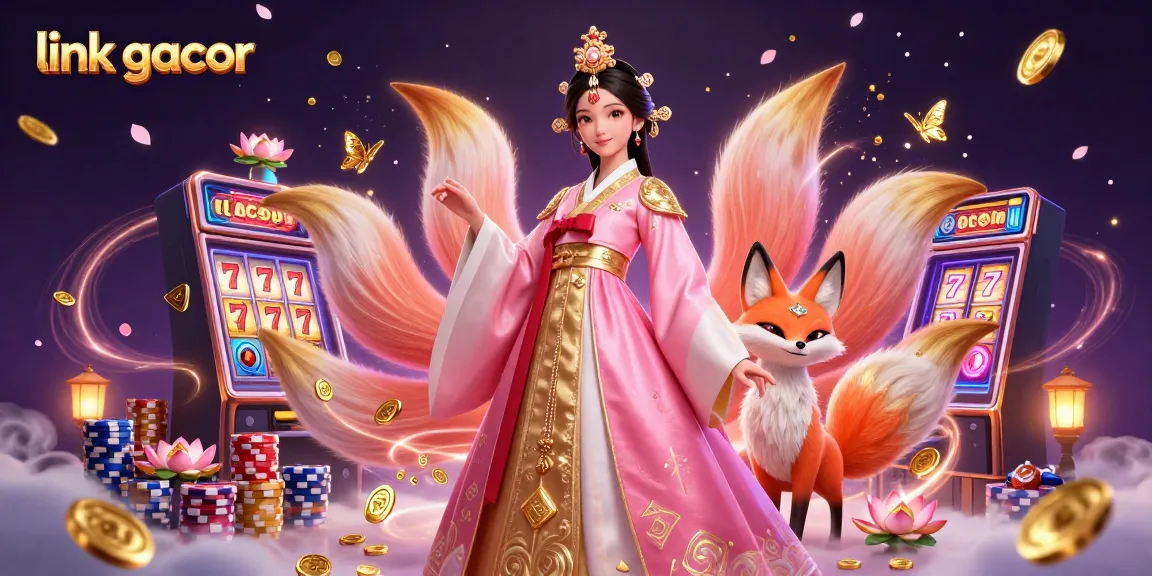Win big at link gacor with vibrant slots, cascading coins, and captivating characters.