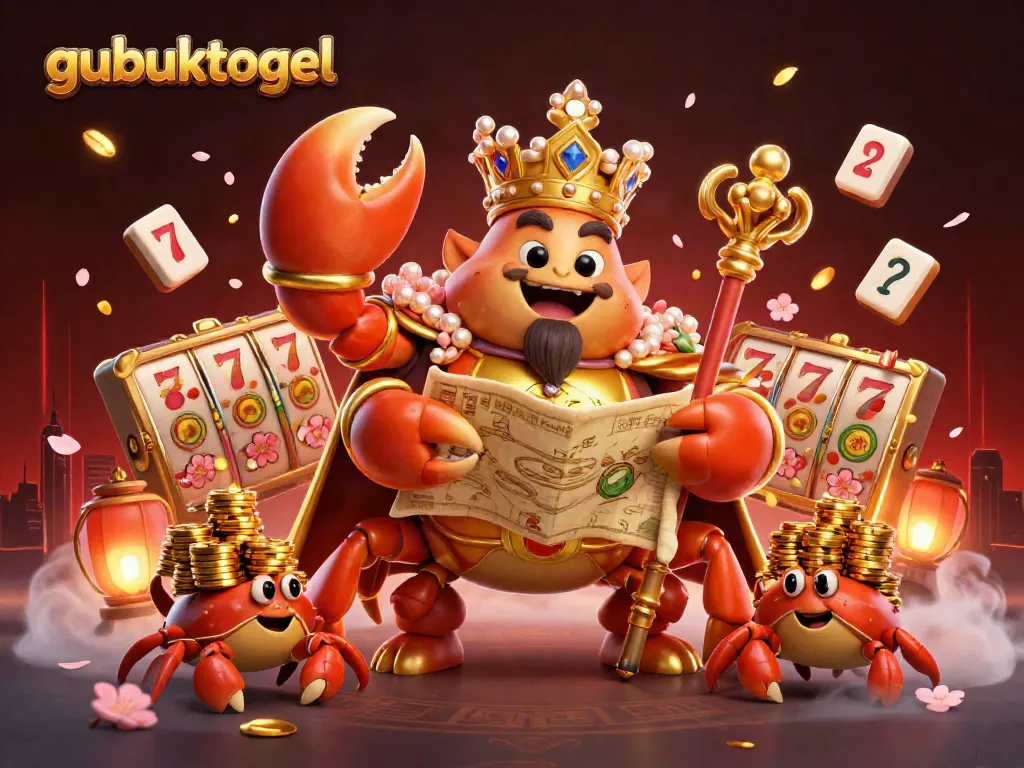 Gubuktogel menampilkan ilustrasi 3D yang kaya dengan kancing perjudian, simbol keberuntungan, dan keseruan kasino.