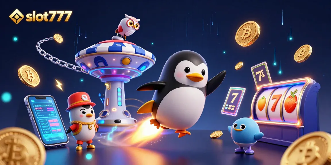 Engage with slot777 by immersing in vibrant casino action with gold coins and crypto elements.