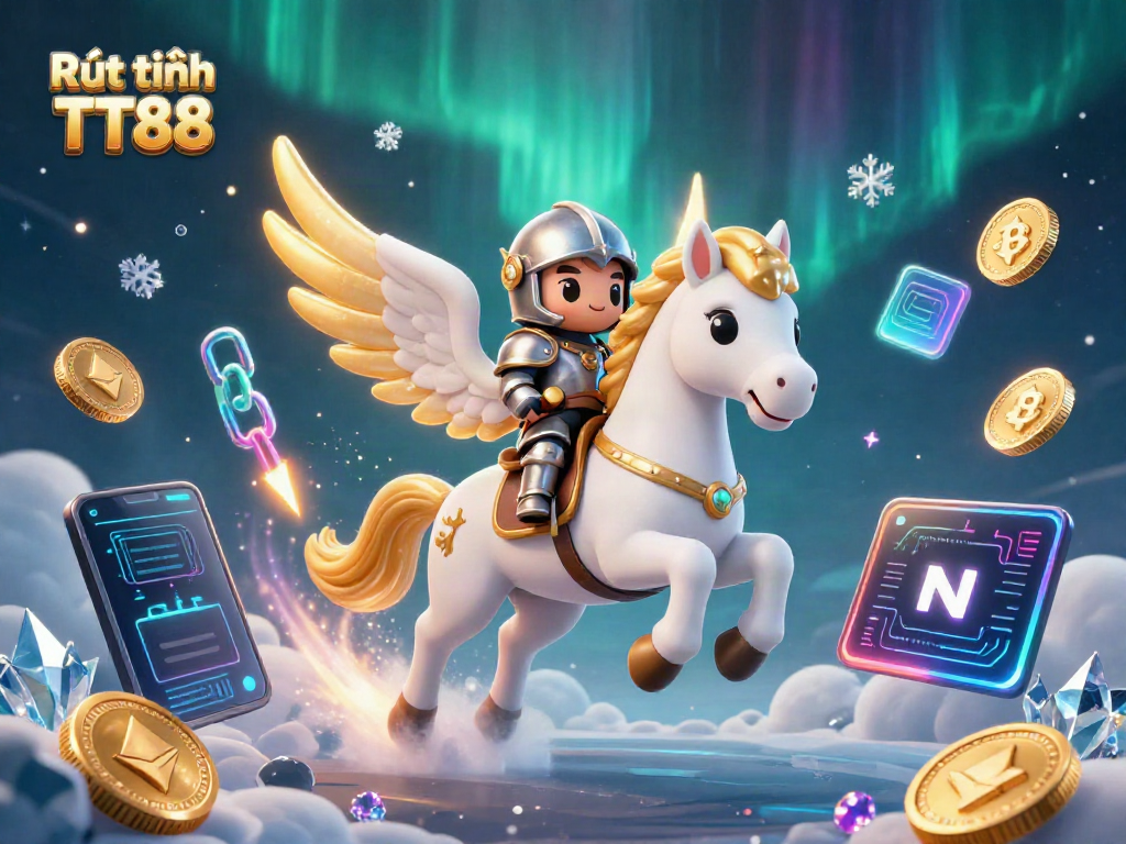 Experience the thrill of Rút tiền TT88 with dynamic animations of casino elements and characters illustrated in vivid detail.