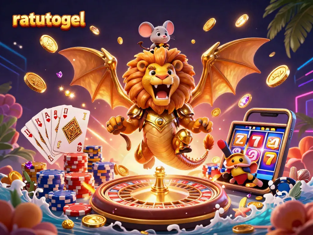 Experience thrilling gameplay at ratutogel with dynamic casino elements and vibrant 3D characters.