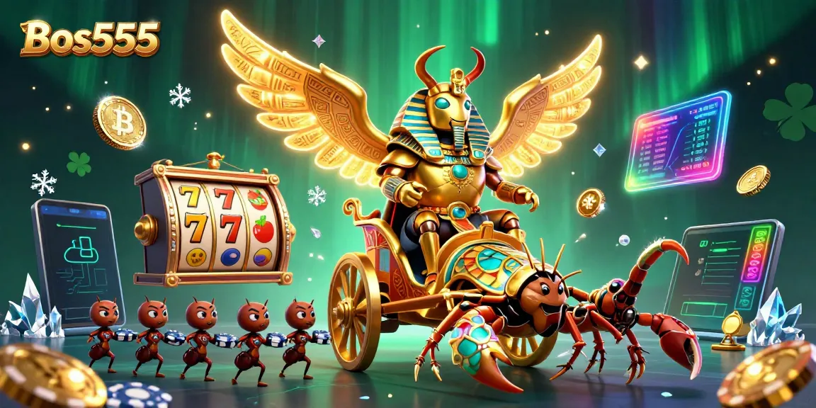 Permainan slot yang mengasyikkan dan menarik di Bos555 dengan simbol keberuntungan dan karakter 3D yang fantastis.