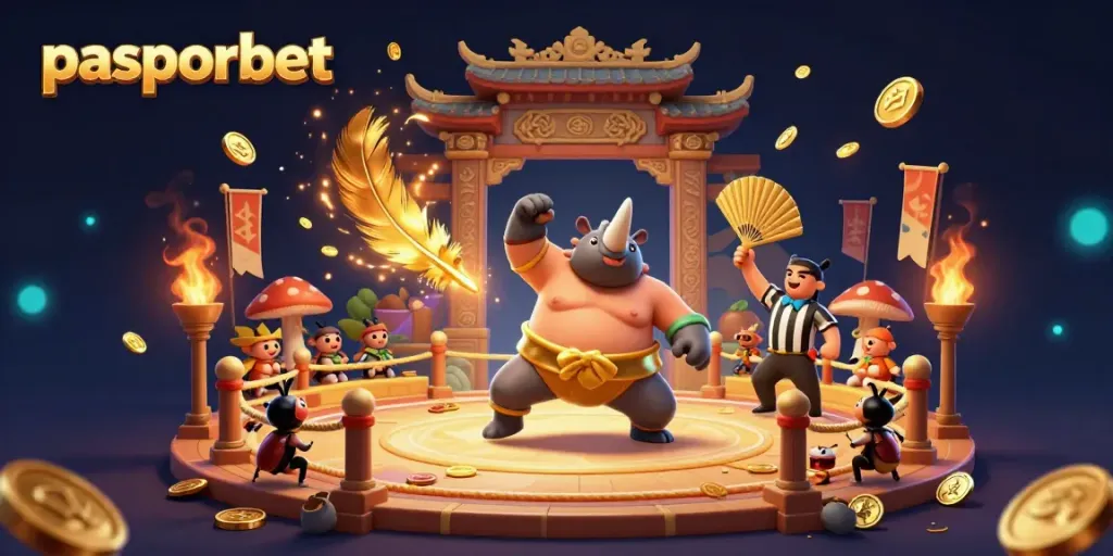 Rasakan keseruan bermain di pasporbet dengan ilustrasi kasino bertenaga penuh ini.