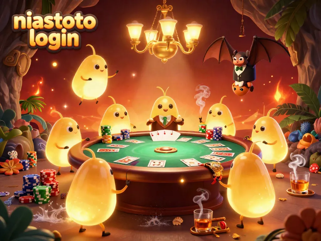Menangkan permainan dengan niastoto login, kasino dalam gua yang diterangi kunang-kunang.