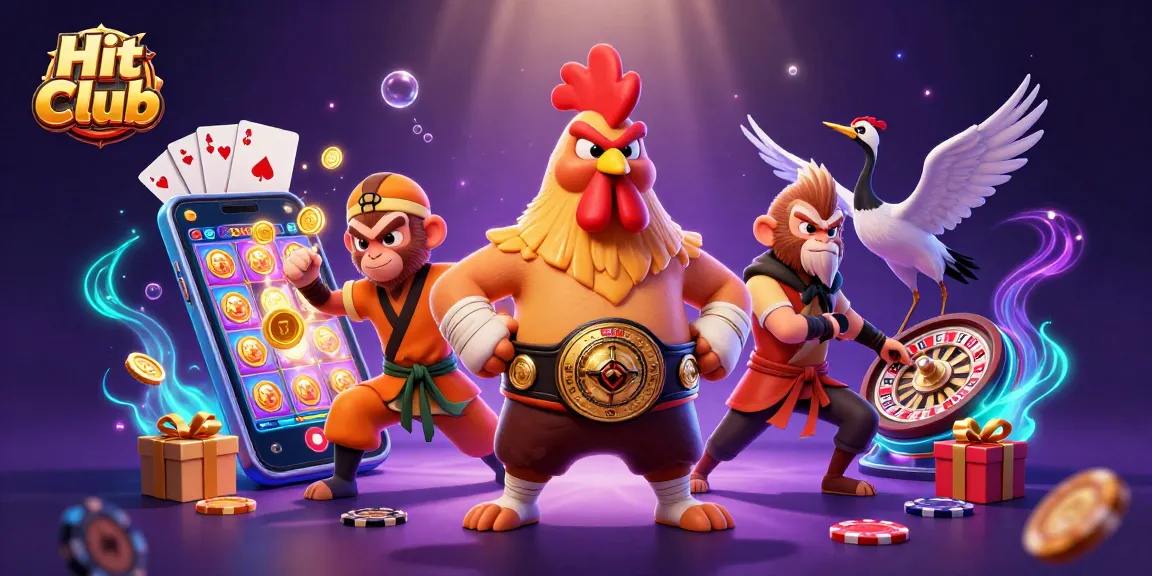 Experience thrilling gameplay at Hit Club with vibrant character action and casino excitement!