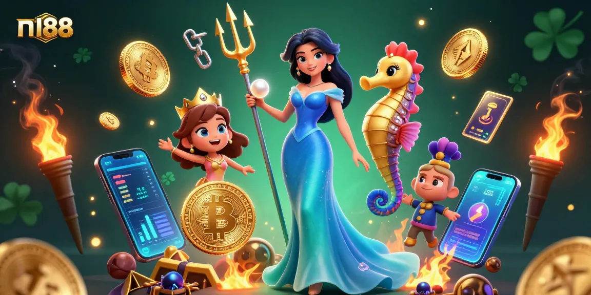 Experience the excitement of n188 with thrilling casino adventures and glowing treasure elements.