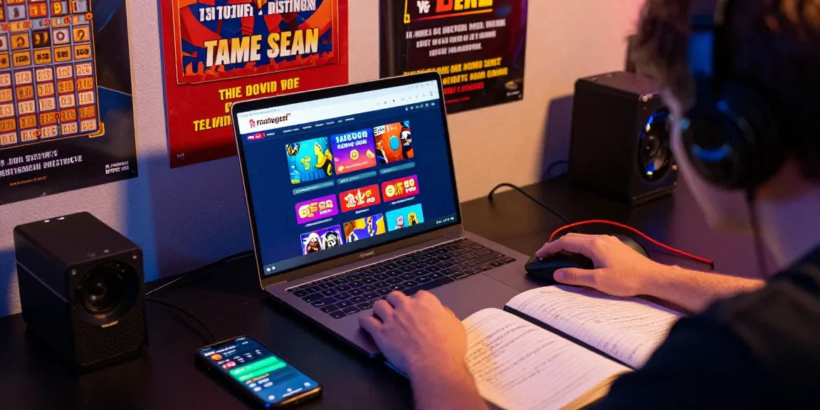 Aktivitas bermain ratutogel dengan fokus pada website taruhan, laptop, dan peralatan gaming menarik lainnya.