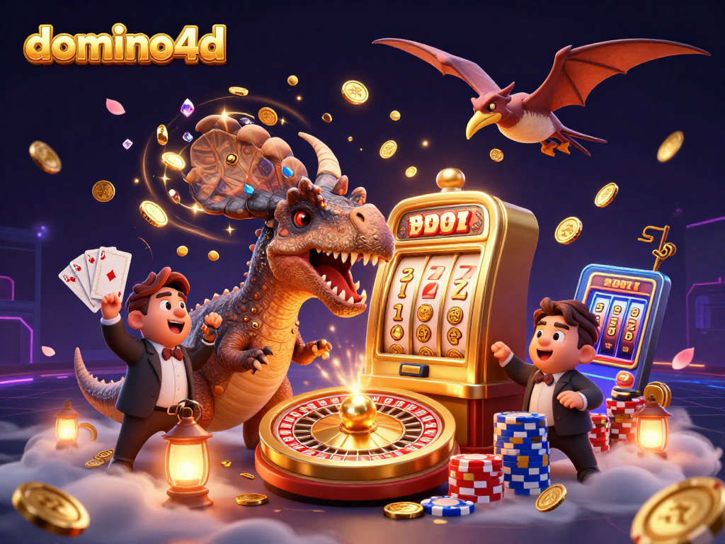 Raih kemenangan dengan domino4d melalui ilustrasi permainan kasino yang seru dan menarik.