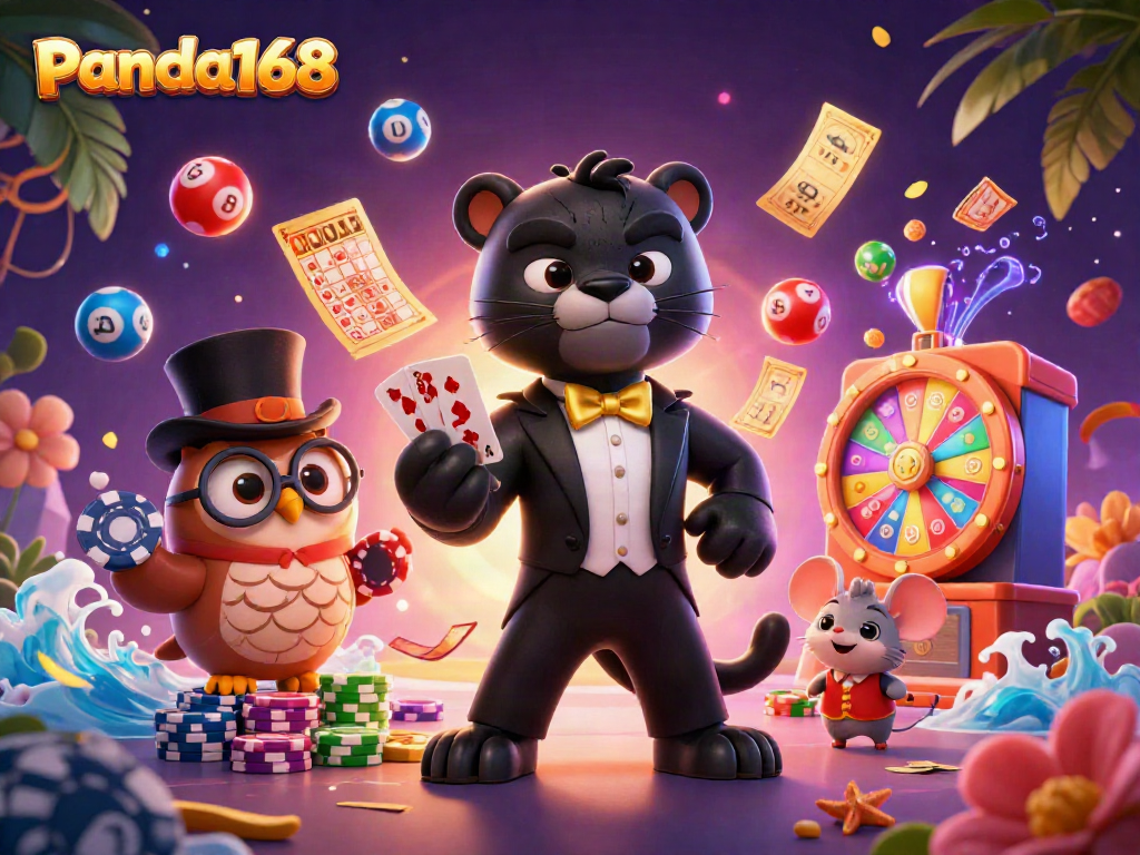 Panda168 memberi pengalaman bermain kasino terbaik dengan karakter unik dan elemen permainan yang menarik.