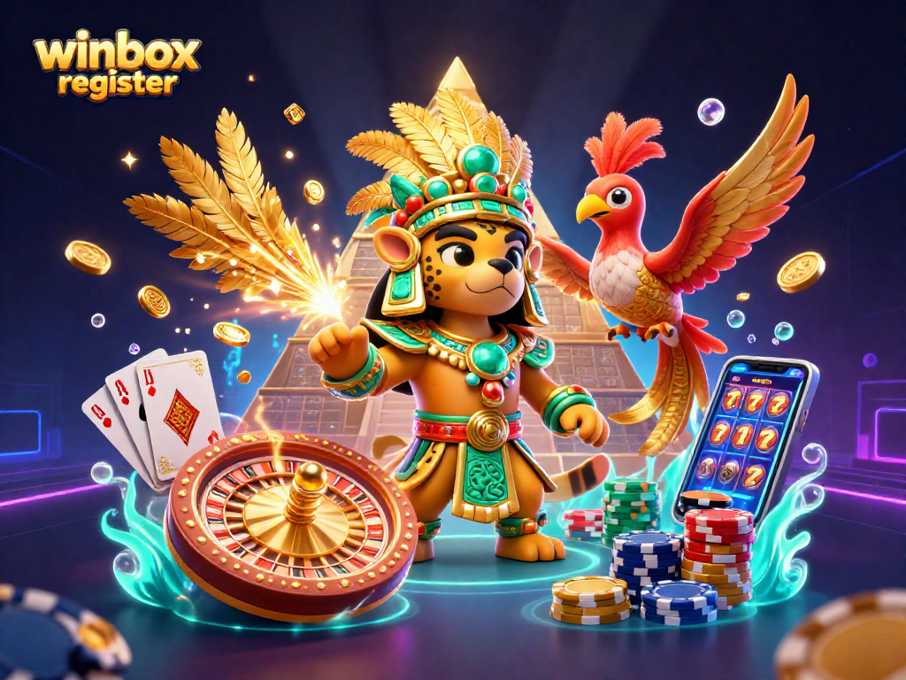 Engage with the winbox register as you experience thrilling slots and casino action in vibrant 3D art.
