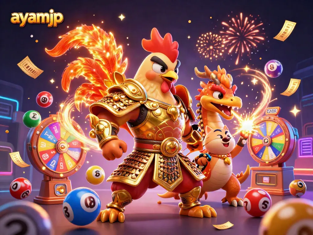 Engage with exciting lottery games at ayamjp with vibrant bingo and colorful numbered balls.