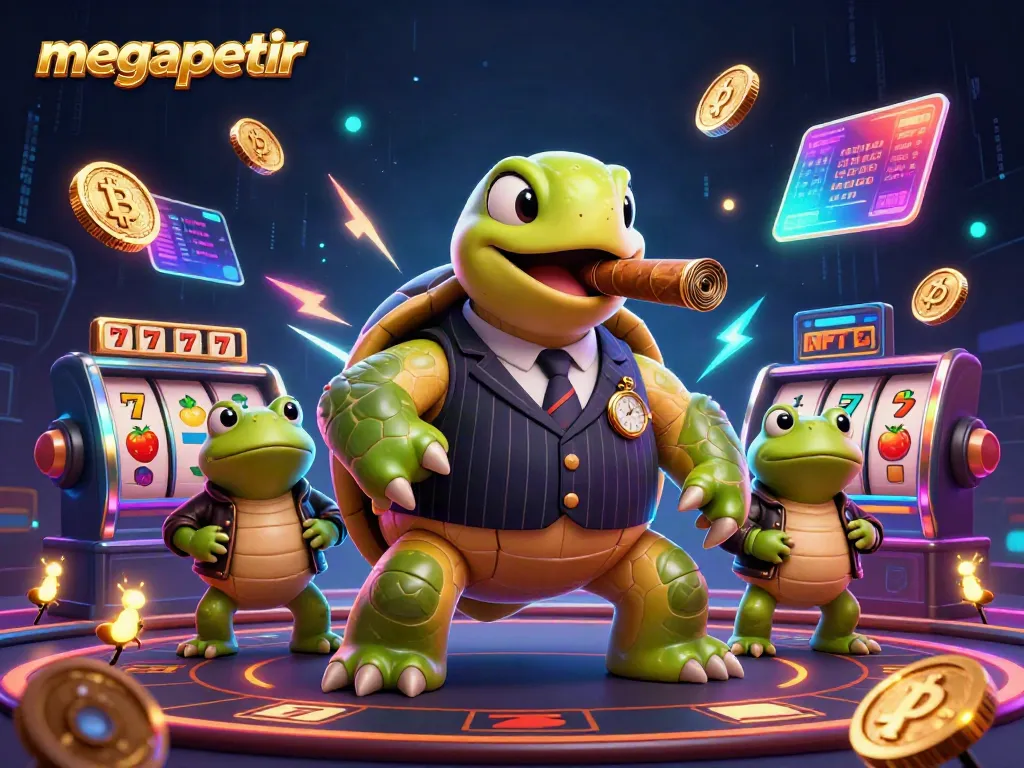 MEGAPETIR menghadirkan suasana permainan slot dengan karakter unik dan simbol keberuntungan.