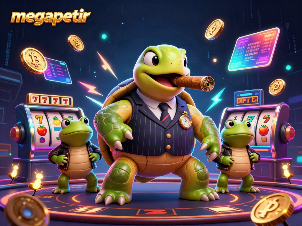 MEGAPETIR menghadirkan suasana permainan slot dengan karakter unik dan simbol keberuntungan.