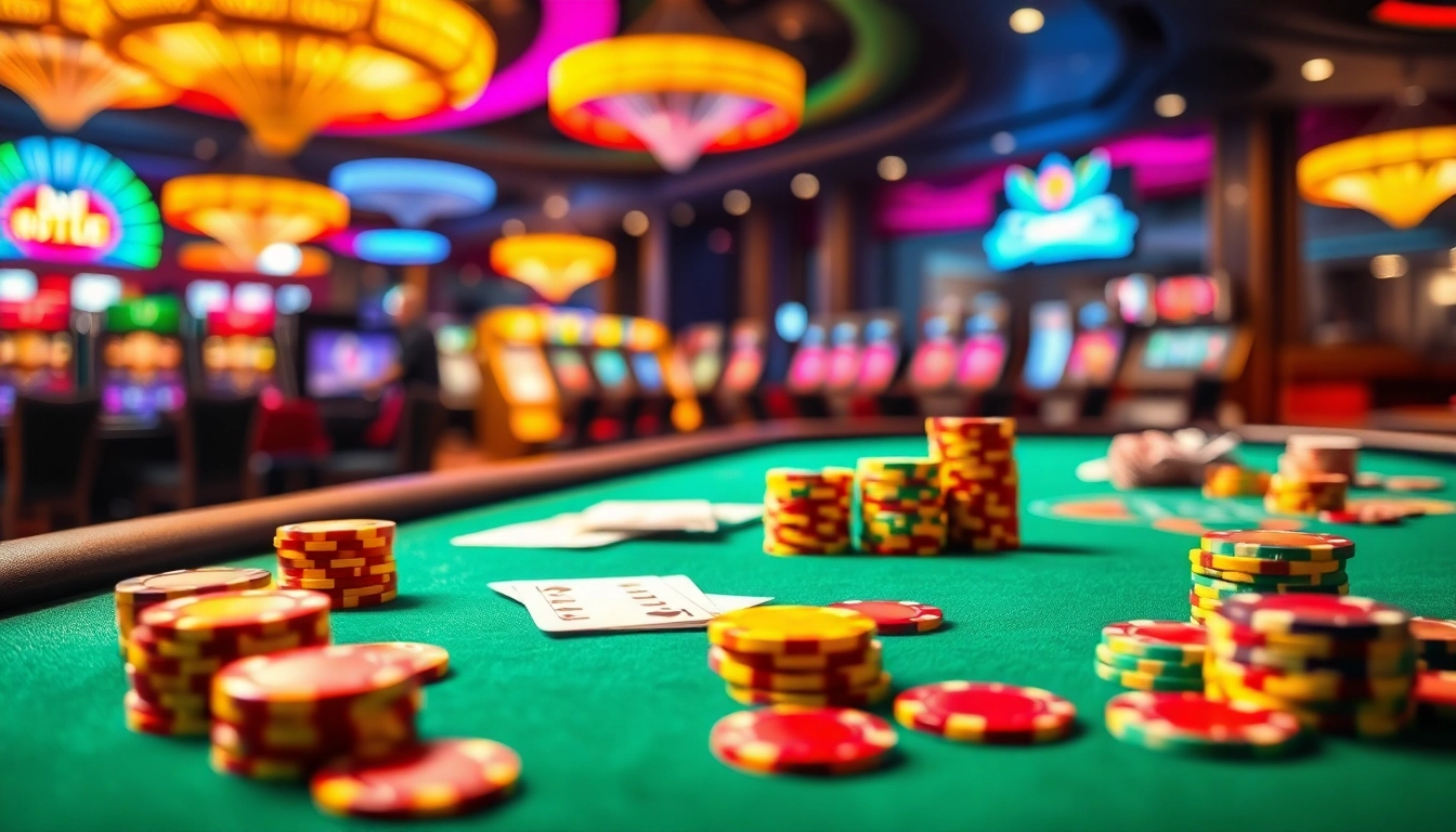 Gta togel dan permainan kasino yang menegangkan di meja dengan chip warna-warni.